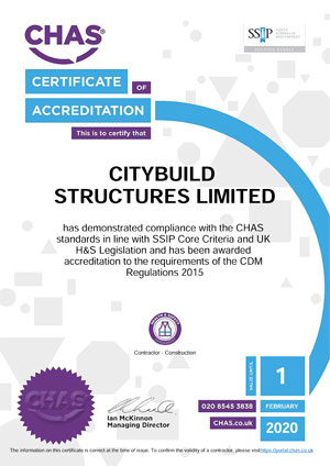 CHAS Certificate